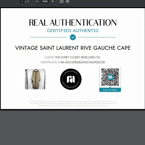 Vintage Saint Laurent Rive Gauche Tan drape Cape oversized hood 1970s Moroccan - Picture 16 of 16